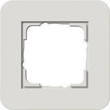 Gira 0211411 Marco Embellecedor 1f E3 Gris Claro Blanco Puro