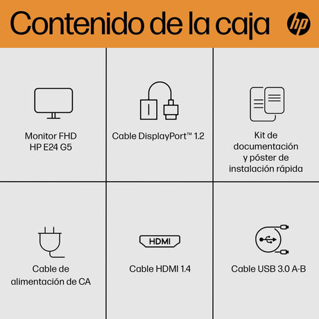 EAN 0196786300615 - HP E-Series E24 G5 FHD Monitor pantalla para PC 60,5 cm (23.8") 1920 x 1080 Pixeles Full HD LCD Plata, Ne imagen 7