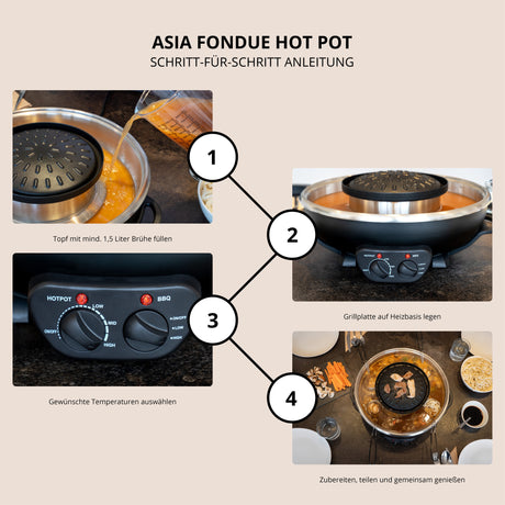 EAN 4011689487453 - Unold 48745 Asia Fondue Hot Pot 5 L 4 personas(s) imagen 13