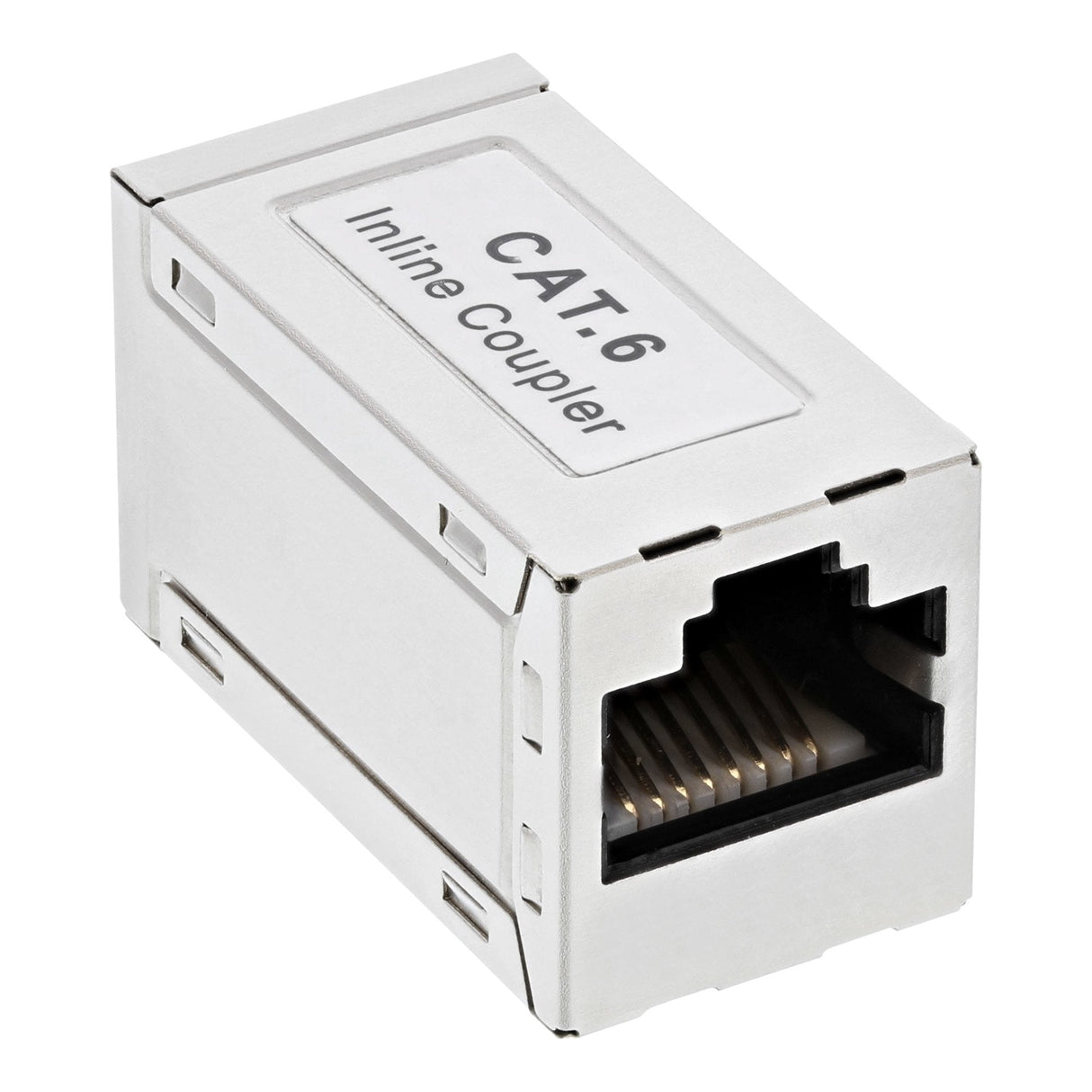 Adaptador Inline Cat.6, Completamente Blindado, Metal, 2x Rj45 F/F, 1:1