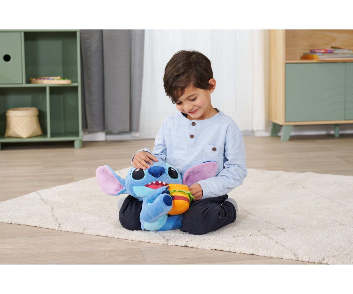 Peluche Stitch Hamburguesa Disney 25cm