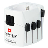 Skross Pro Adaptador De Enchufe Eléctrico Universal Blanco