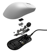 Endgame Gear Op1 8k V2 Gaming-Ratón, 8.000hz - Blanco