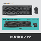 EAN 5099206092419 - Logitech 920-009798 teclado Ratón incluido Oficina USB QWERTY Español Grafito imagen 14