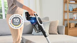 Aspiradora Bosch Bcs931wba De Pie Y Escoba Eléctrica Aspiradora Escoba Batería Secar Hepa Sin Bolsa 0,4 L Blanco 3 Ah