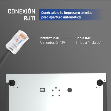 EAN 8435364316344 - iggual IRON-50 Cajón de efectivo automático y manual imagen 13