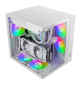 Caja Semitorre Atx Mcv-One Frgb Blanco Mars Gaming