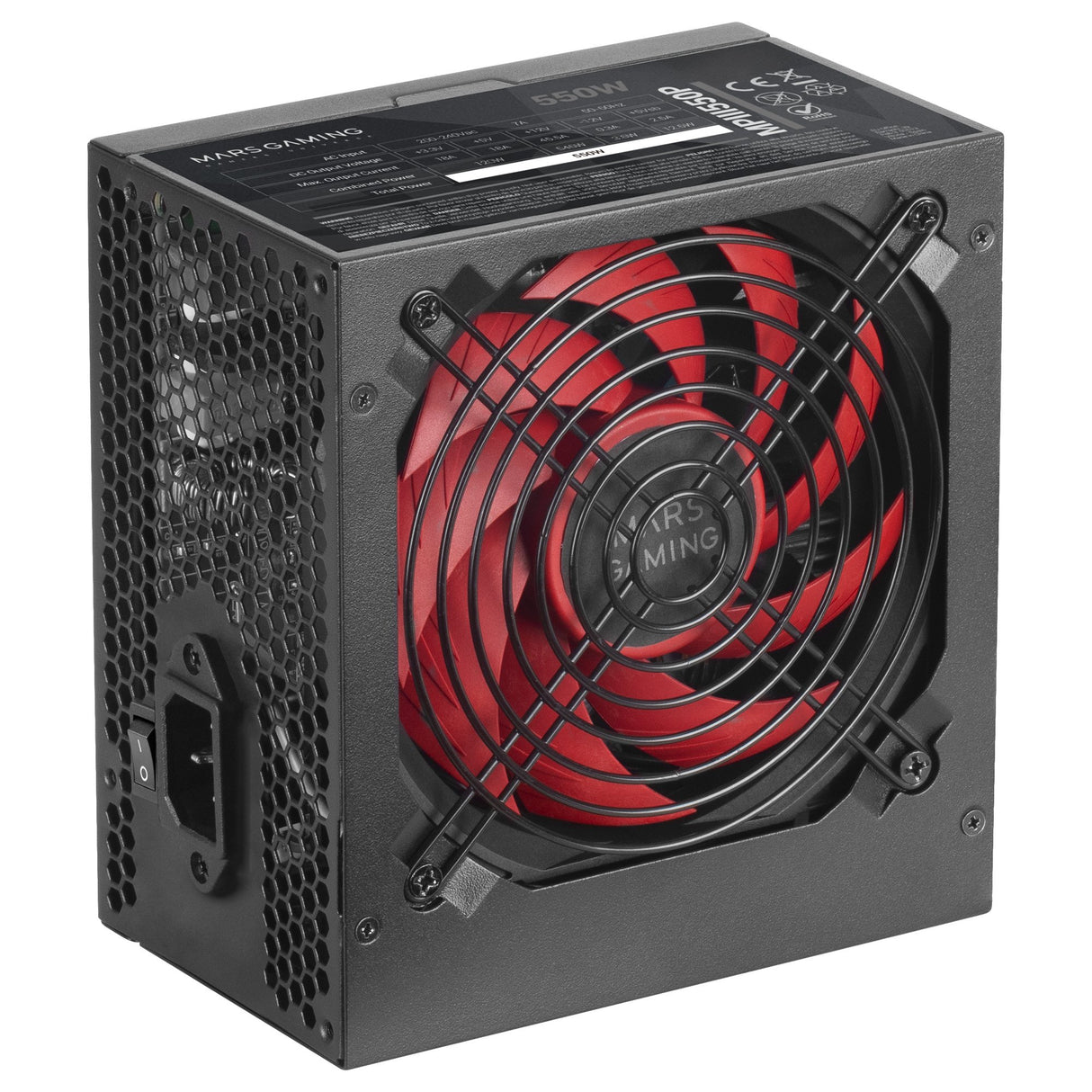 EAN 8435693107422 - Mars Gaming MPIII550P unidad de fuente de alimentación 24-pin ATX imagen 4