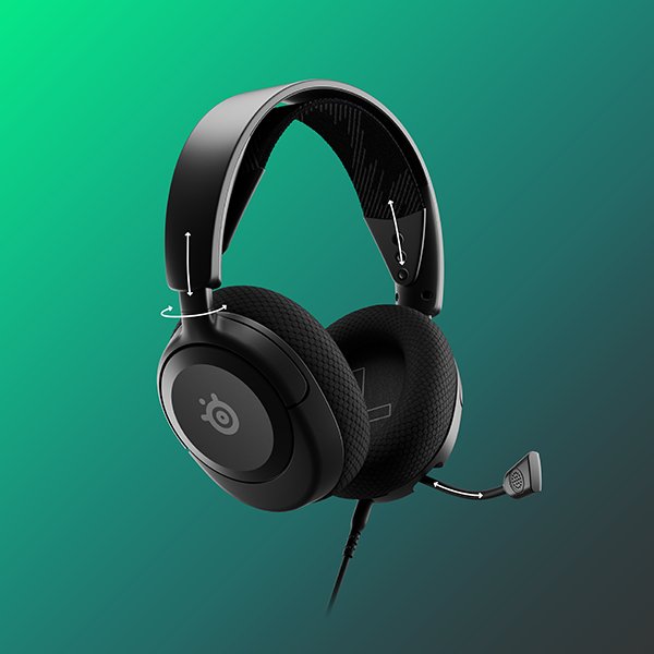 Steelseries Arctis Nova 1 Czarne
