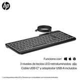 Teclado Español Hp Con Cable 400 Retroiluminado