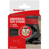 Cinta Americana Negra 25m X 48mm 560903 Fischer