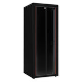 Roline 19-Zoll Netzwerkschrank Pro 47 He, 800x800 Bxt Glastr Schwarz