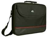 Pedea Notebook-Bolsa Trendline Hasta 39,6cm (15,6") [Negro/Rojo], Wasserabweisendes Nylon, Gepolsterter Rahmen
