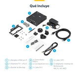 EAN 0065030868969 - StarTech.com ST12MHDLAN4R extensor audio/video Receptor AV Negro imagen 9