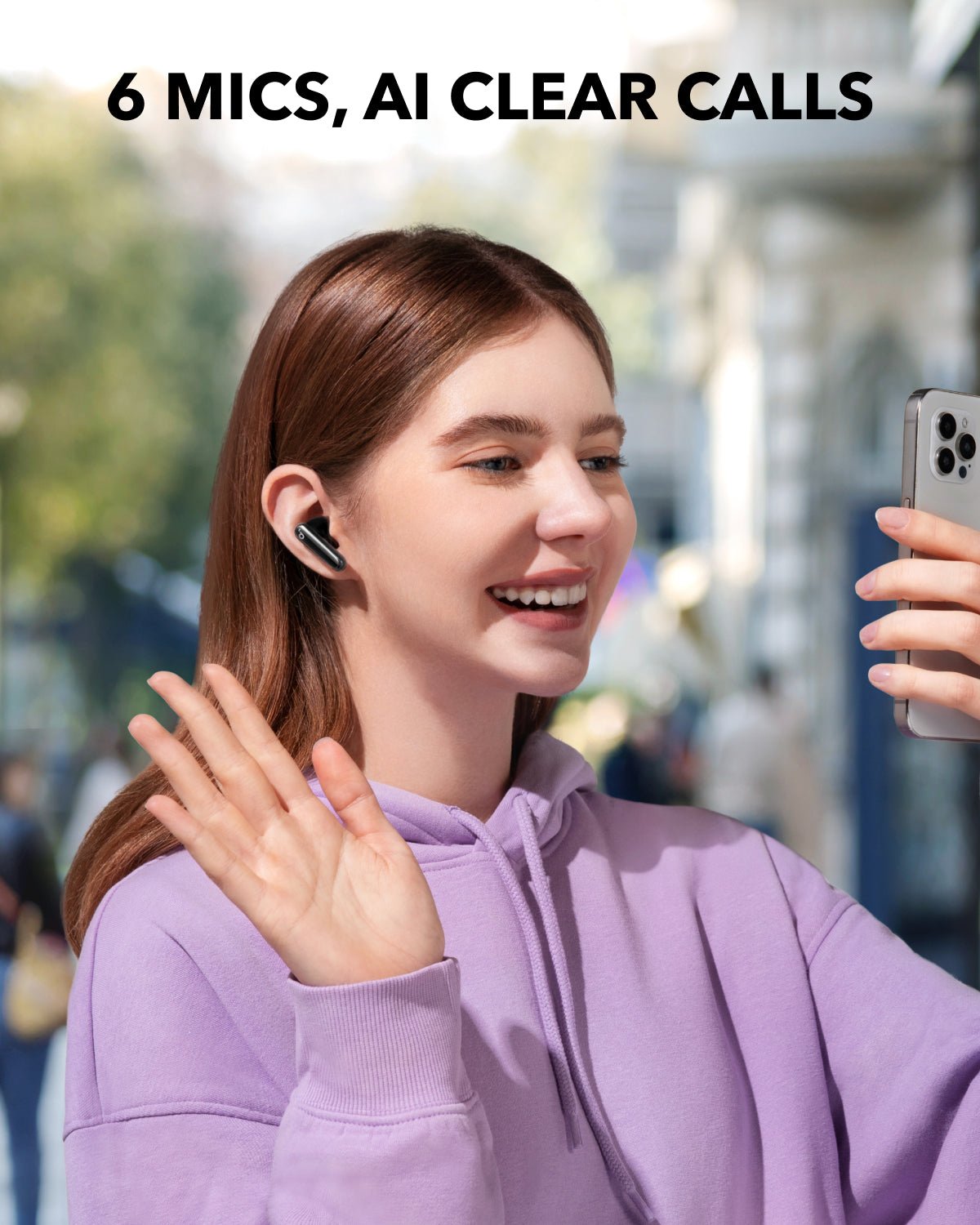 Auriculares Inalámbricos Soundcore P40i, Negro