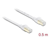 Delock Rj45 Flachband Cable De Red Cat.8.1 U Ftp 40gbps, 0,5m