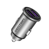 EAN 6922794761674 - Vention FFEH0 cargador de dispositivo móvil Universal Gris Encendedor de cigarrillos Carga rápida Auto imagen 1