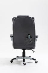 Silla  Activejet De Oficina Calefactable Con Masaje Yk7304 Gris