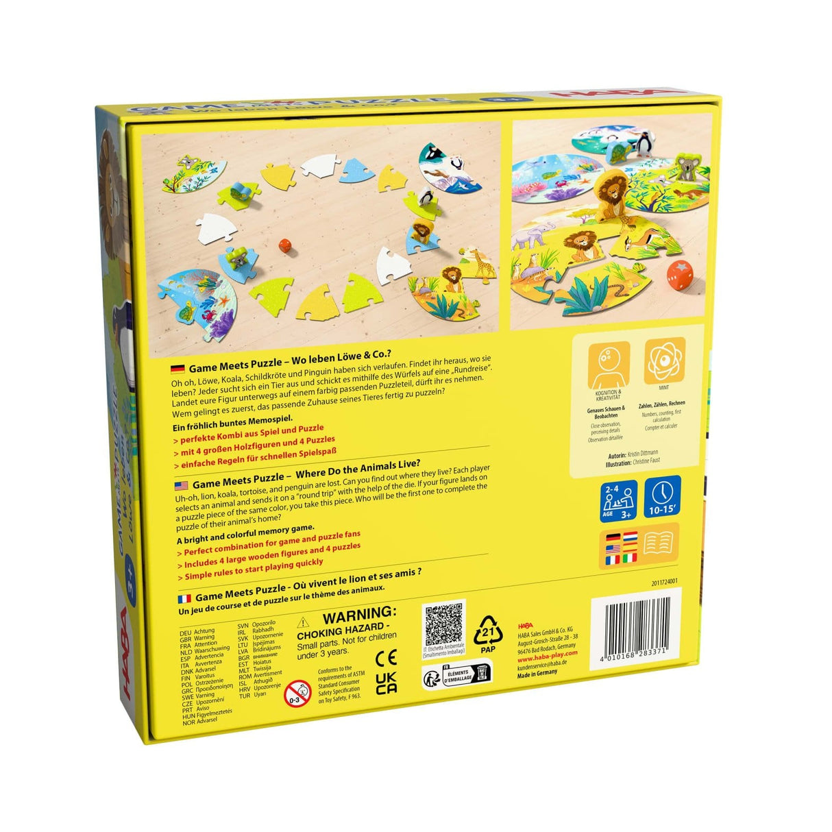 El Juego Haba Se Encuentra Con El Rompecabezas - Donde Live Lion & Co. ?, Brett Play 2011724001