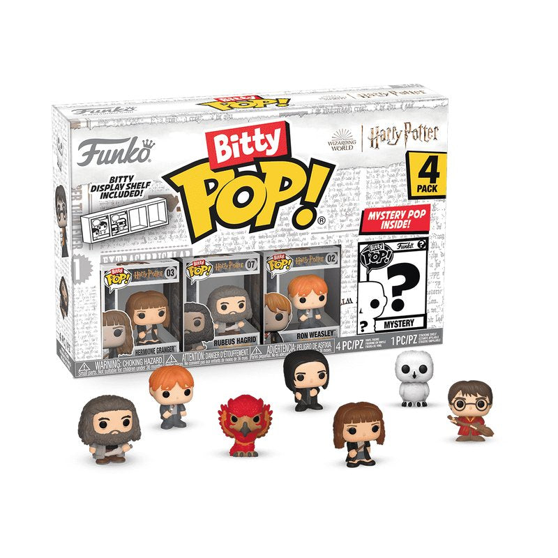 Blister 4 Figuras Bitty Pop Harry Potter Hermione