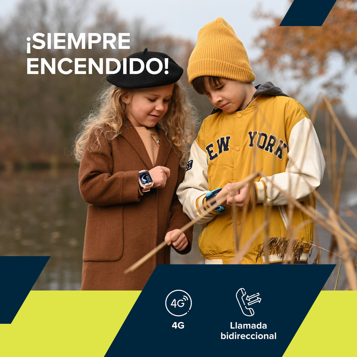 Smartwatch Canyon Cindy Kw-41 Yellow Black