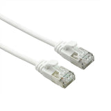 Roline U Ftp Datacenter Cable Cat.7, Lsoh, Mit Rj45 Steckern (500 Mhz   Class Ea), Slim, Wei, 1,5 M