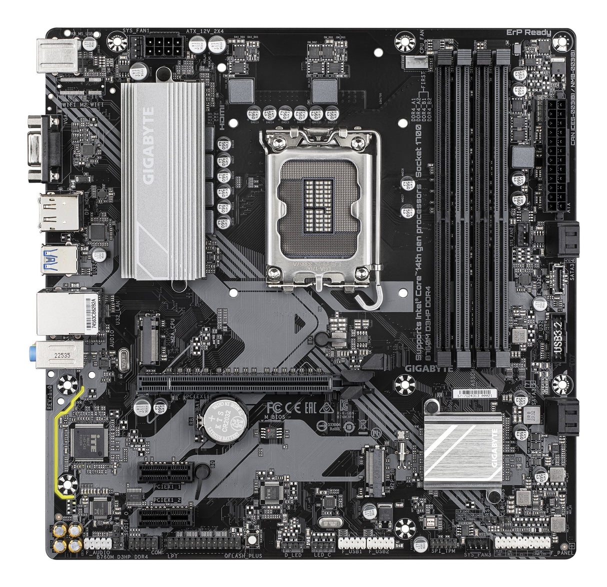 EAN 0889523043790 - GIGABYTE B760M D3HP DDR4 placa base Intel B760 Express LGA 1700 micro ATX imagen 2