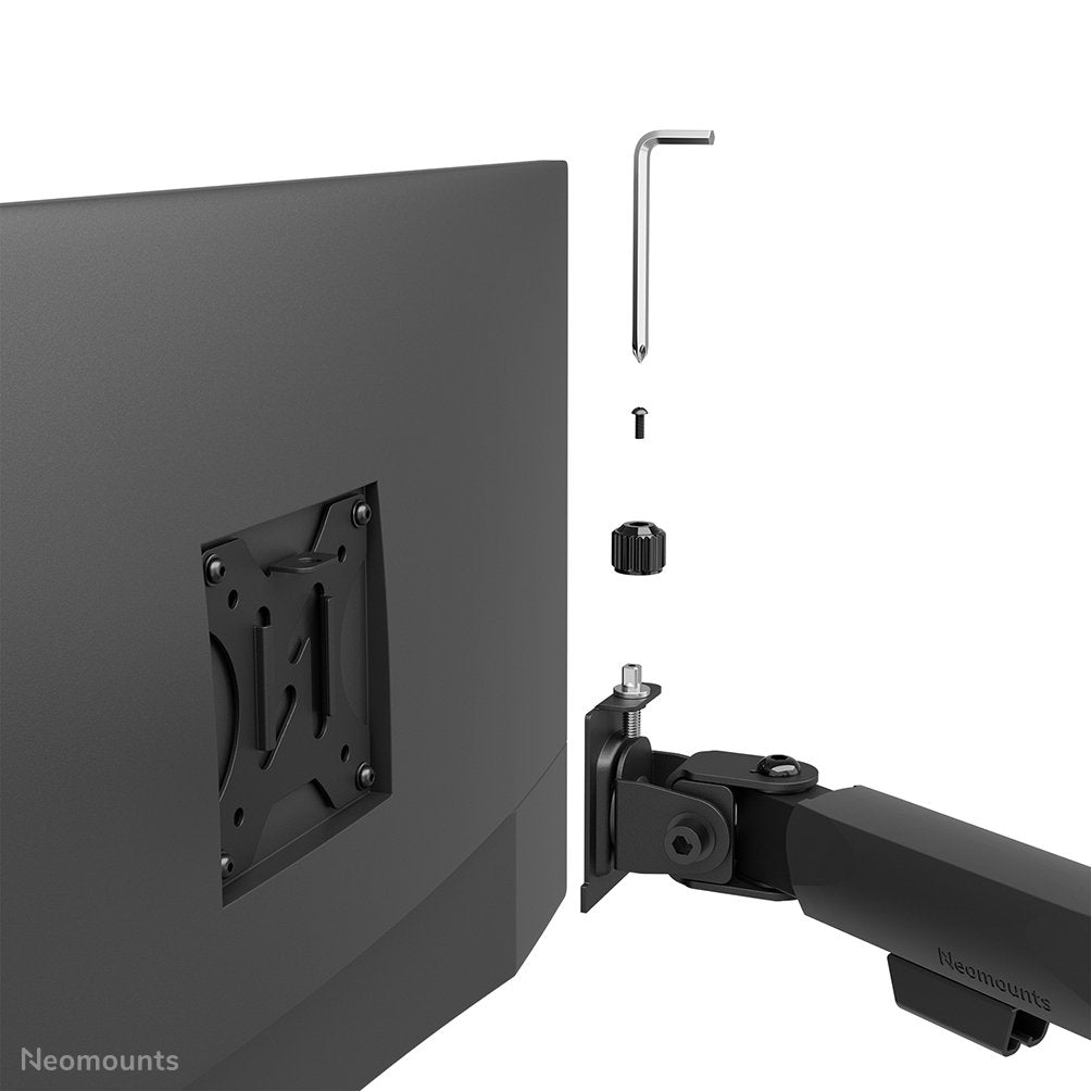 Neomounts Ds60-600bl3 Brazo De Monitor 10-27" - Quick-Fix - Tope-A-180°