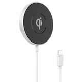 Magnetic Wireless Charger With Usb-C Plug. Charges Up