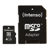 Intenso Micro Sd 4gb Clase10 Con Adaptador