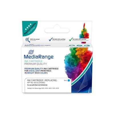 EAN 4260459617600 - MediaRange MRHP655C cartucho de tinta 1 pieza(s) Compatible Cian imagen 1
