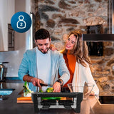 EAN 8435484032643 - Cecotec 03264 parrilla de interior 2 personas(s) 320 W Negro imagen 3