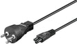 EAN 5706998774583 - Microconnect PE120810 cable de transmisión Negro 1 m Enchufe tipo K C5 acoplador imagen 1