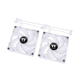 Thermaltake Ct120 Argb Sync Pc Ventilador Blanco Blanco, Pack De 2, Sin Controlador