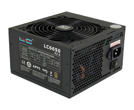 EAN 4260070125638 - LC-Power LC6650 V2.3 unidad de fuente de alimentación 650 W 20+4 pin ATX ATX Negro imagen 1
