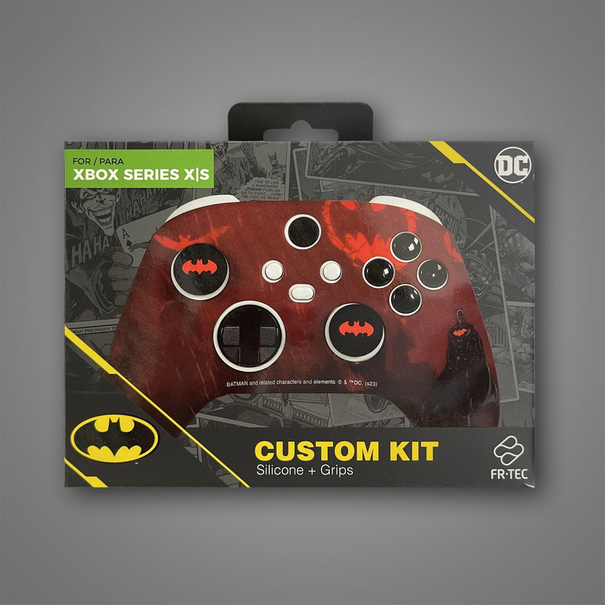 Xbox Dc Customkit Batman Fr-Tecwrls Silicona/Grips Xbox Series
