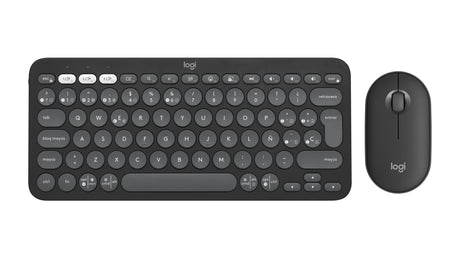 EAN 5099206115651 - Logitech 920-012227 teclado Ratón incluido Universal RF Wireless + Bluetooth QWERTY Español Grafito imagen 1