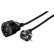 EAN 4007249478689 - Hama "Profi" Extension Cable with Earth Contact, 2 m, black imagen 1