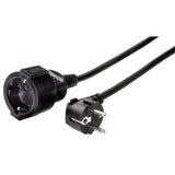 EAN 4007249478689 - Hama "Profi" Extension Cable with Earth Contact, 2 m, black imagen 1