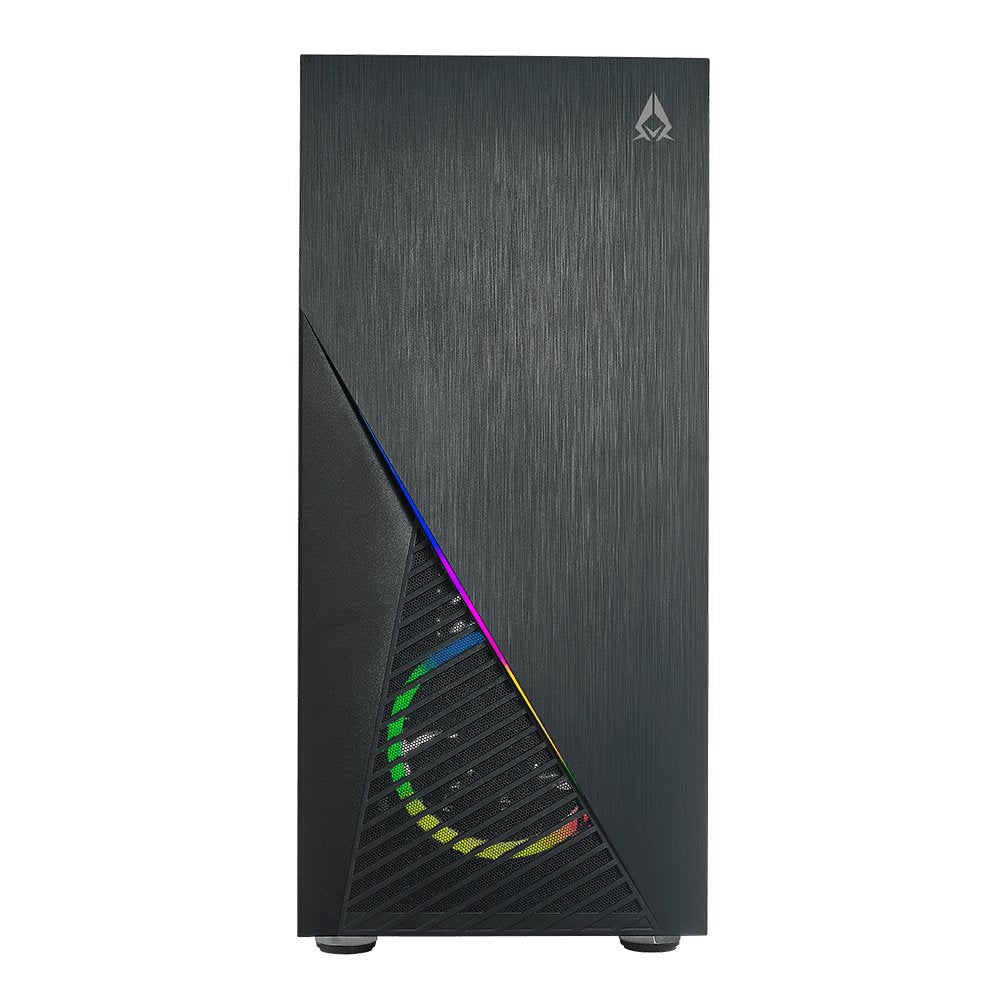Caja Pc Azza Zeno 350 Negra Con Ventana De Lateral Csaz-350