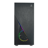 Caja Pc Azza Zeno 350 Negra Con Ventana De Lateral Csaz-350