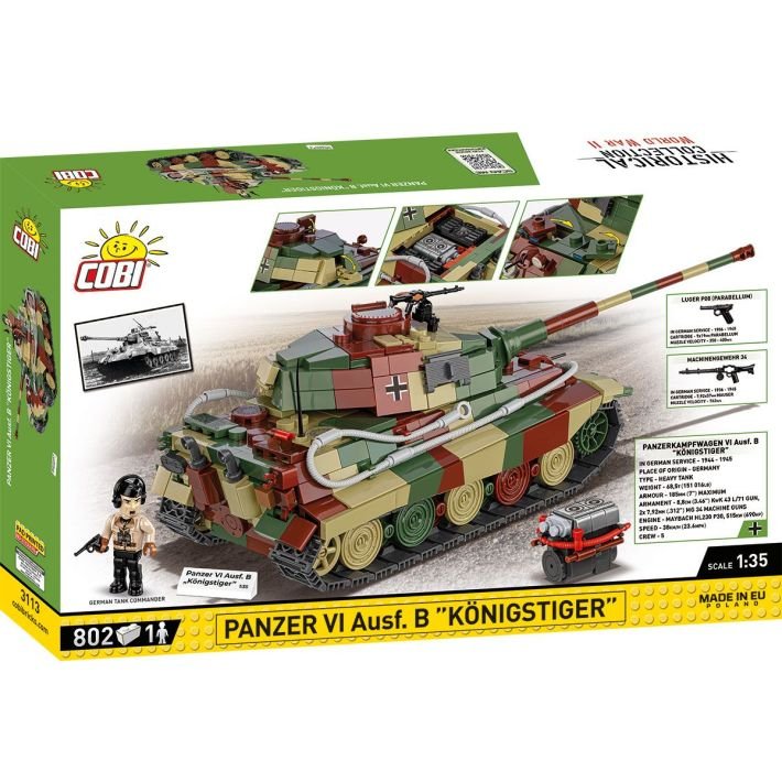 EAN 5902251031145 - COBI Panzer VI Ausf. B Königstiger imagen 8