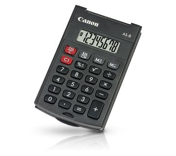 Canon Calculadora De Bolsillo As-8 Negra