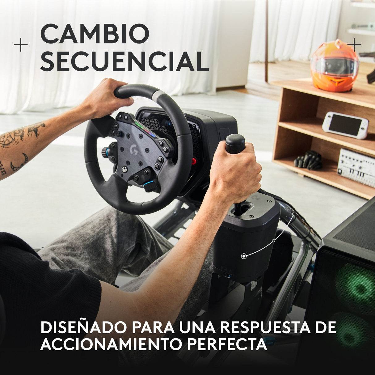 Logitech G Rs Shifter & Handbrake Cambiador Secuencial Cableado Para Microsoft Xbox One Microsoft Xbox Series S Microsoft Xbox Series X Sony Playstation 4 Sony Playstation 5 Pc