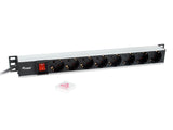 EAN 4015867238813 - Equip 333308 unidad de distribución de energía (PDU) 8 salidas AC 1U Negro, Plata imagen 4