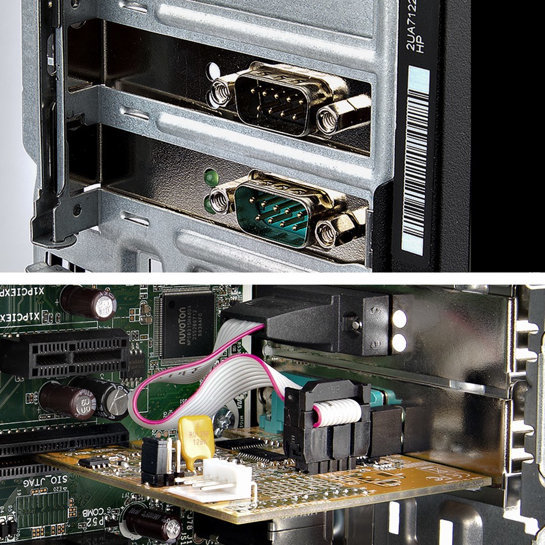 Startech 21050-Pc-Serial-Lp Tarjeta Pci-E 2 Puertos Serie 5v/12v
