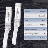 EAN 5902560362268 - Extralink EX.2268 Cable de fibra óptica e InfiniBand SFP+ Negro imagen 7