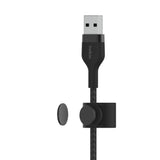 Usb-A To Ltg_braid Silic 3m Black