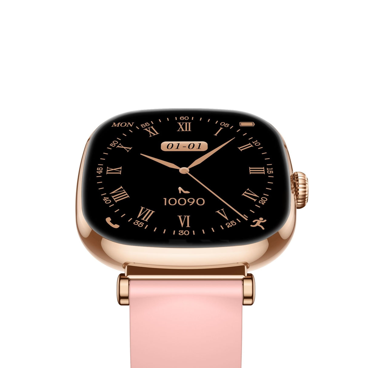 Ksix Iria Rosa Smartwatch 1.7" 2 Correas (Metal + Silicona)