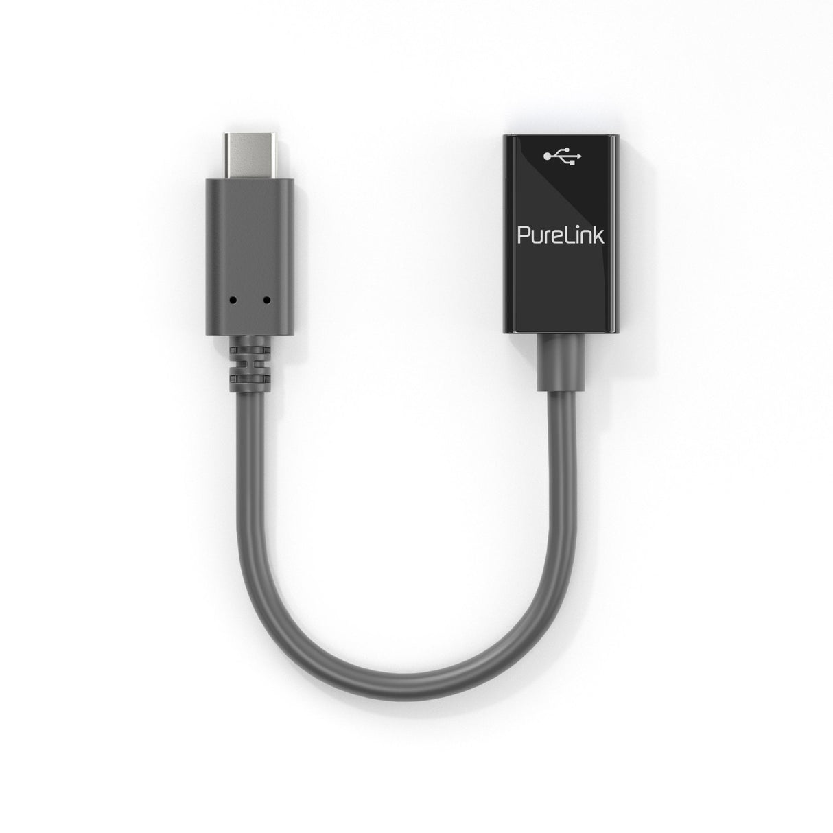 Adaptador Purelink Usb-C A Usb-A - Usb 3.1 Gen 1 - Iseries - Negro - 0.10m